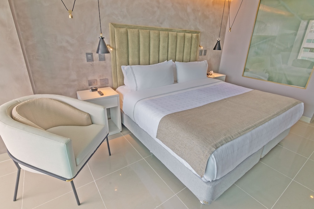 Habitación doble superior, 1 cama de matrimonio grande del hotel Sonesta Cartagena