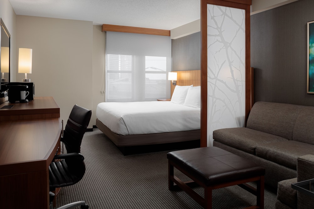 Habitación con cama King en planta alta (con sofá - cama) del hotel Hyatt Place New Orleans Convention Center