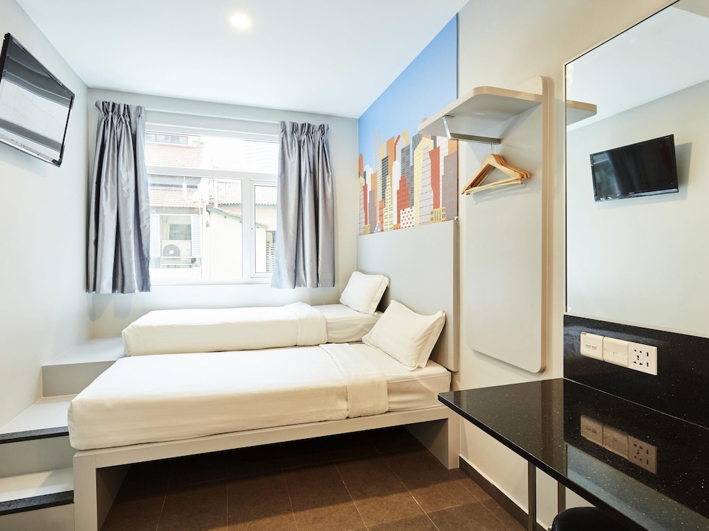 Habitación superior con 2 camas individuales del hotel Ibis Budget Singapore Bugis (sg Clean)