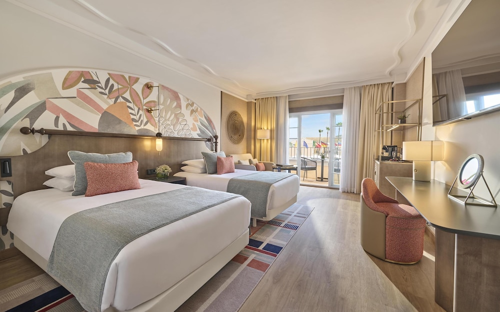 2 camas individuales del hotel Grand Hyatt La Manga Club Golf & Spa
