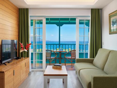 Apartamento Vista Mar Sofá Cama incluido 2 Camas individuales del hotel Hacienda San Jorge. Foto 1