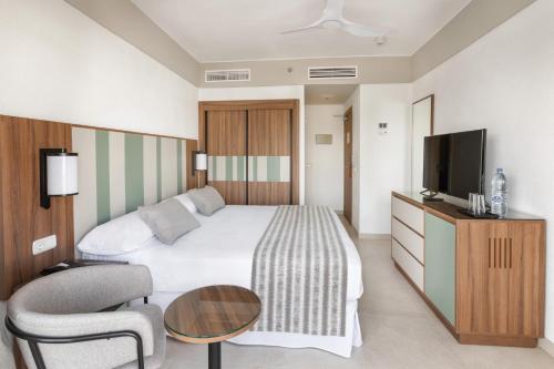 Habitación individual Vista Mar Balcón o Terraza 1 Cama Individual del hotel Riu Paraíso Lanzarote - All Inclusive. Foto 3