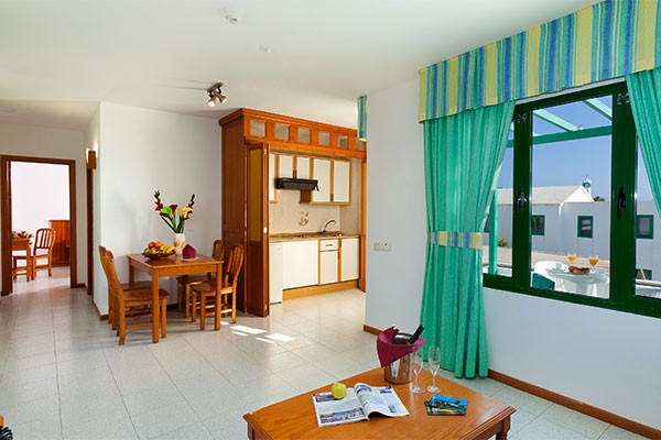 Apartamento 2 dormitorios sin vistas del hotel BLUESEA Los Fiscos. Foto 3