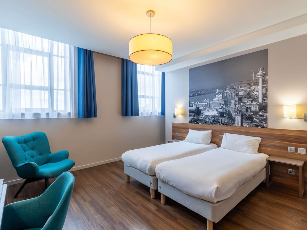 Estudio con camas individuales del hotel Adagio Liverpool City Centre. Foto 9