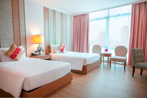 Habitación de lujo (Torre principal) del hotel The Berkeley Pratunam. Foto 6