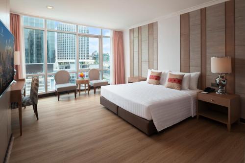 Habitación de lujo (Torre principal) del hotel The Berkeley Pratunam. Foto 9