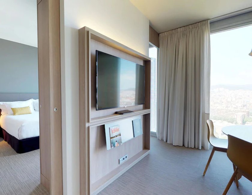 Suite The Level con Vistas a la Ciudad del hotel The Level At Melia Barcelona Sky. Foto 3
