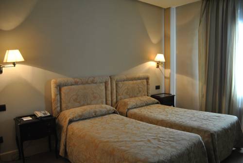 Habitación doble 2 camas del hotel Principe Pio