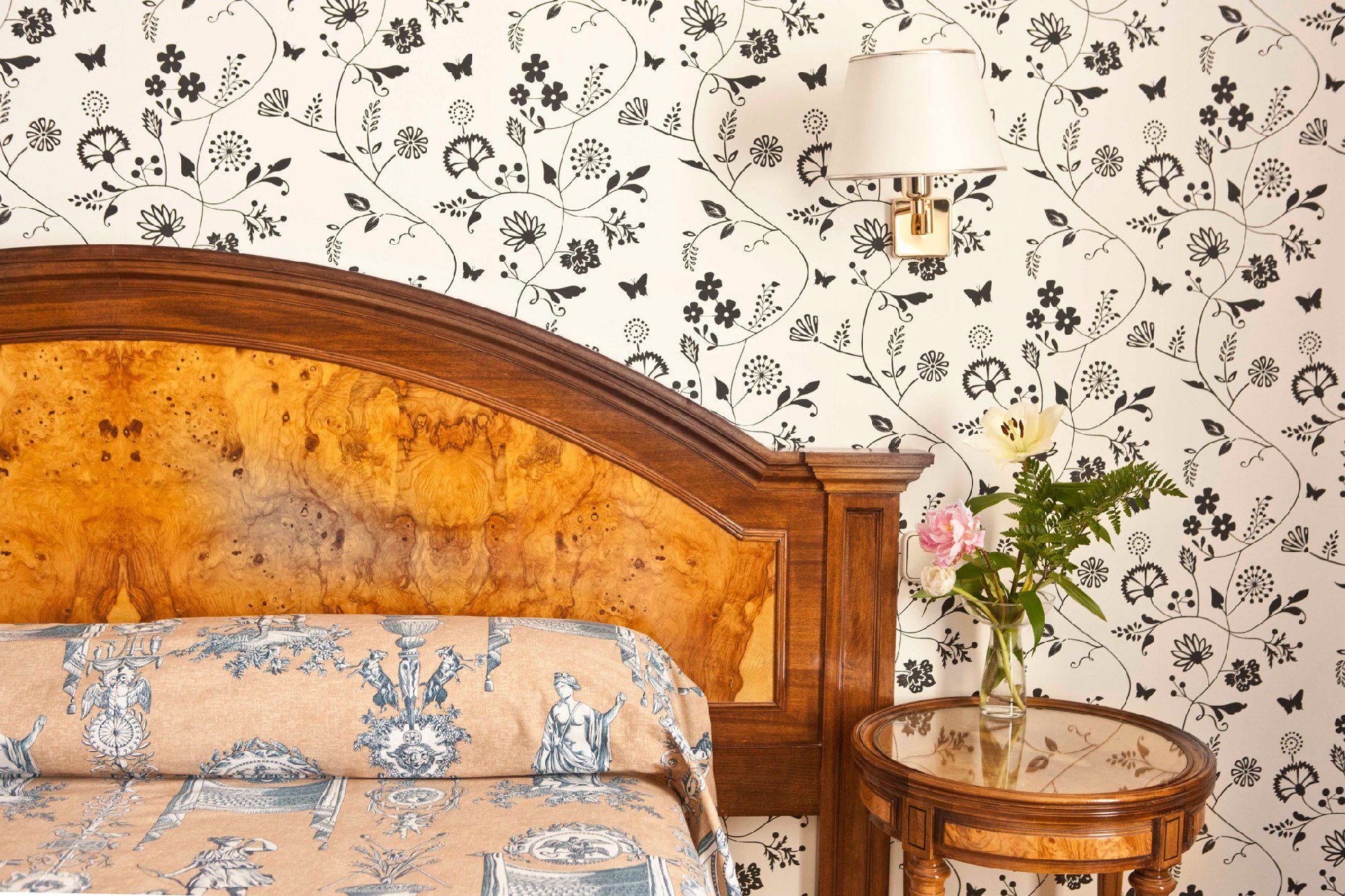 Habitación individual del hotel Principe Pio