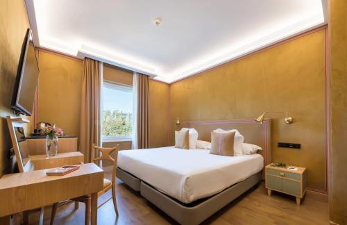 Habitación Doble con vistas - 1 o 2 camas del hotel Principe Pio. Foto 5