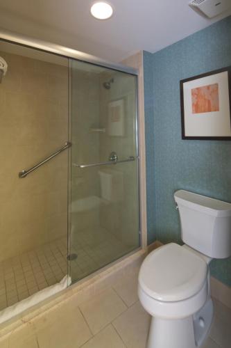 Habitación con sofá cama y bañera accesible - 2 camas grandes del hotel Hyatt Place Long Island East End. Foto 1