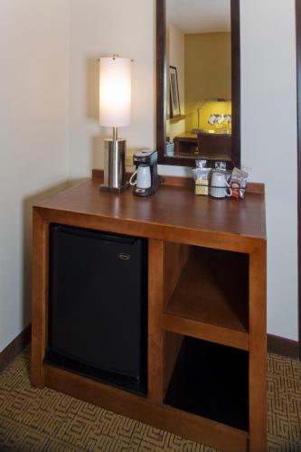 Habitación con cama grande, sofá cama y ducha accesible en silla de ruedas - Adaptada para personas con discapacidad del hotel Hyatt Place Long Island East End