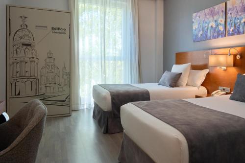 Habitación Familiar del hotel Puerta De Toledo. Foto 5