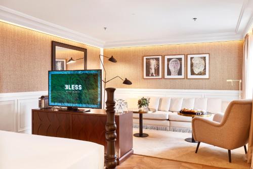 Suite con vistas al jardín del hotel Bless Hotel Madrid, A Member Of The Leading Hotels Of The World. Foto 3