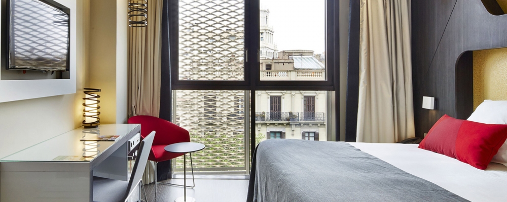 Habitación doble Comunicada del hotel Vincci Gala. Foto 3