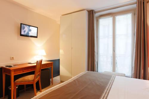 Habitación Doble con vistas a la calle Arabesque - 1 o 2 camas del hotel Atelier Vavin. Foto 4