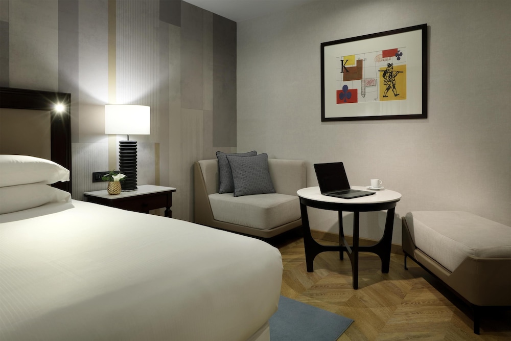 Habitación, 2 camas individuales del hotel Hyatt Regency Hesperia Madrid. Foto 3