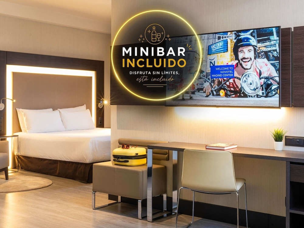 Habitación ejecutiva, 1 cama de matrimonio del hotel Novotel Madrid Center