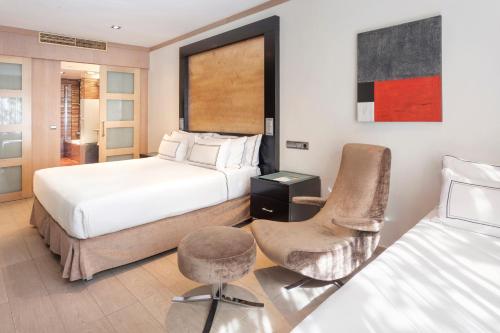 Habitación Triple del hotel Melia Madrid Princesa