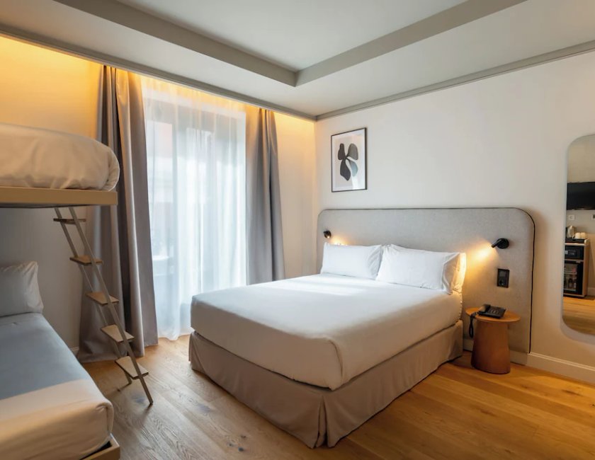 Habitación Cuádruple del hotel Petit Palace Preciados