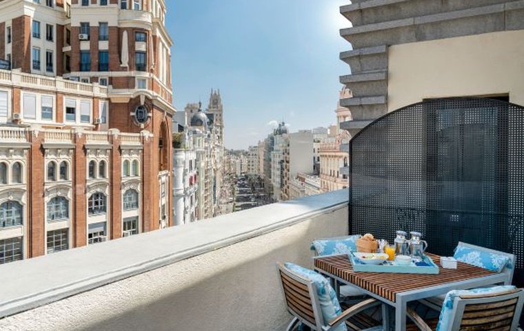 Habitación doble Balcón o Terraza del hotel Vincci Capitol. Foto 2