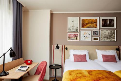 Habitación doble 1 Cama doble del hotel Indigo Madrid - Princesa, An Ihg. Foto 6