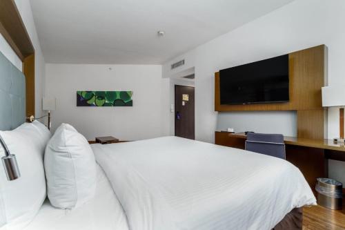 Habitación Familiar con cama extragrande y sofá cama del hotel Novotel Panama City. Foto 2