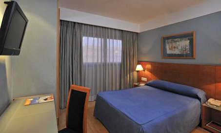 Habitación doble del hotel Globales de los Reyes