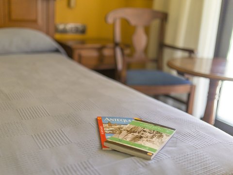 Habitación individual del hotel Antequera Hills