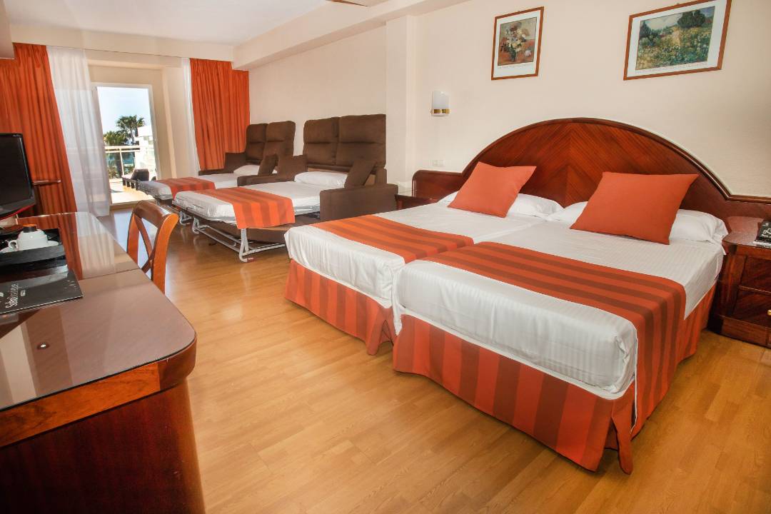 Habitación familiar del hotel Soho Boutique Las Vegas