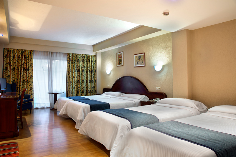 Habitación cuádruple del hotel Soho Boutique Las Vegas