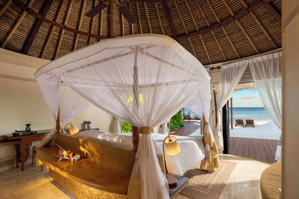 Grand Beachfront Pool Villa del hotel Banyan Tree Vabbinfaru