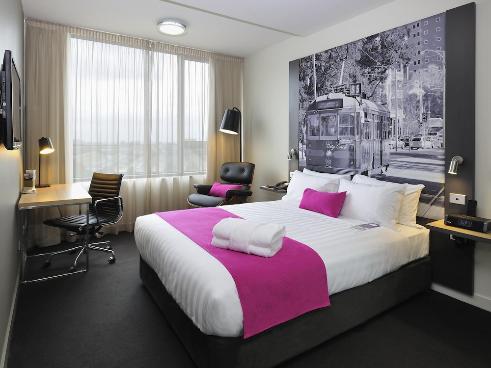 Estudio 1 cama queen del hotel Mercure Melbourne Therry Street