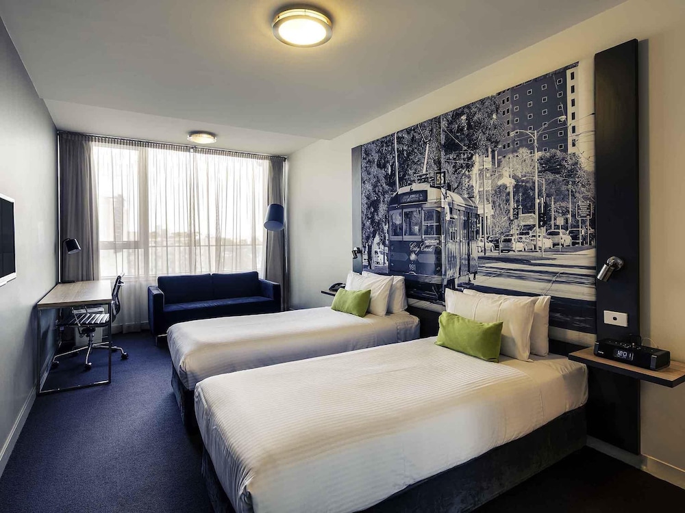 Estudio twin 2 camas individuales del hotel Mercure Melbourne Therry Street. Foto 2