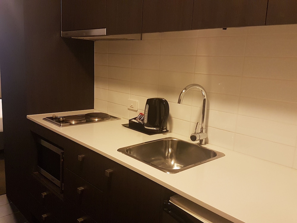Estudio twin 2 camas individuales del hotel Mercure Melbourne Therry Street. Foto 3