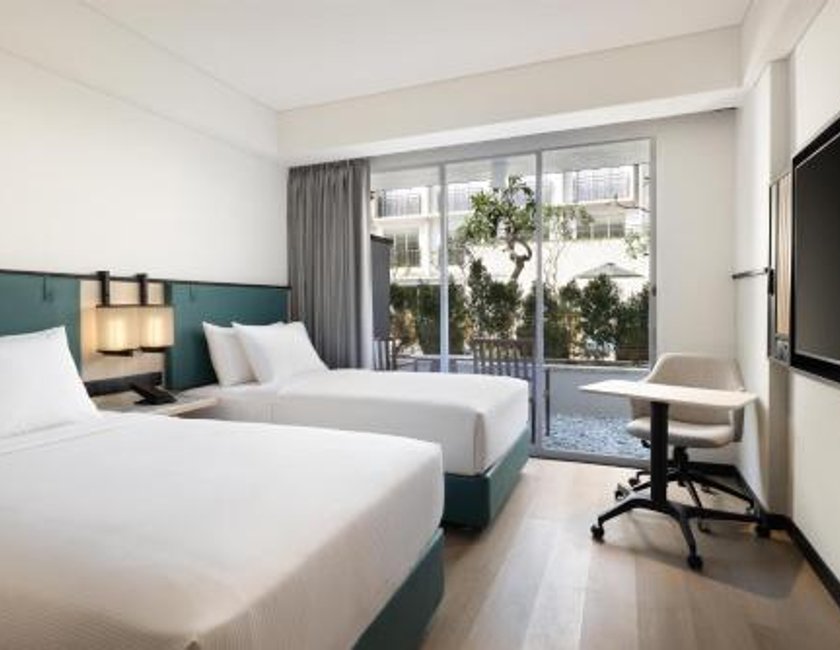Twin Guest Room with Terrace del hotel Ibis Styles Bali Benoa