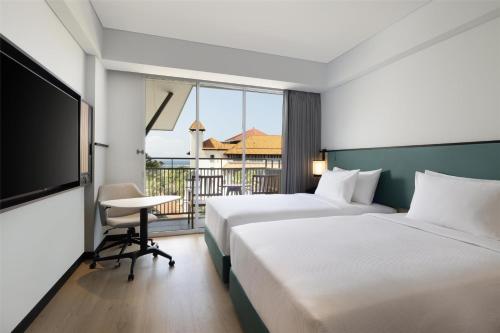 Habitación Doble con balcón - 2 camas del hotel Ibis Styles Bali Benoa. Foto 5