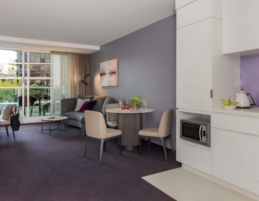 Apartamento de 2 Dormitorios y 1 Baño del hotel The Sebel Melbourne Docklands Hotel