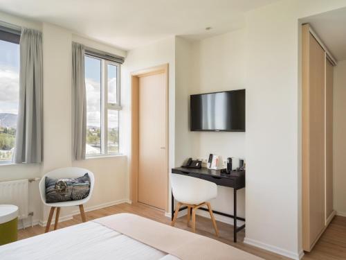 Habitación Doble Estándar Plus del hotel Reykjavik Lights By Keahotels. Foto 6