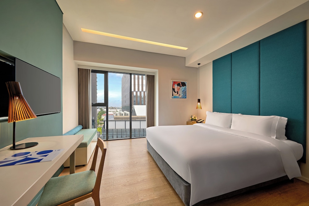 Estudio con 1 Cama King del hotel Novotel Living Saigon South. Foto 7