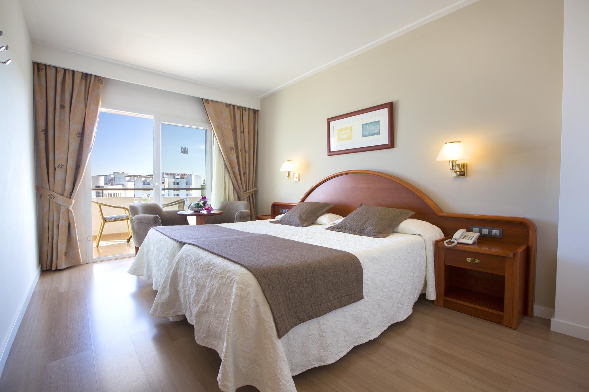 Habitación doble Vista Parcial Mar del hotel Hipotels Hipocampo Playa. Foto 1