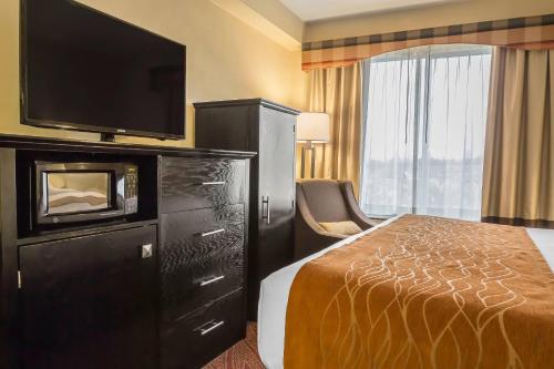 Suite con cama extragrande del hotel Comfort Inn & Suites LaGuardia Airport. Foto 4