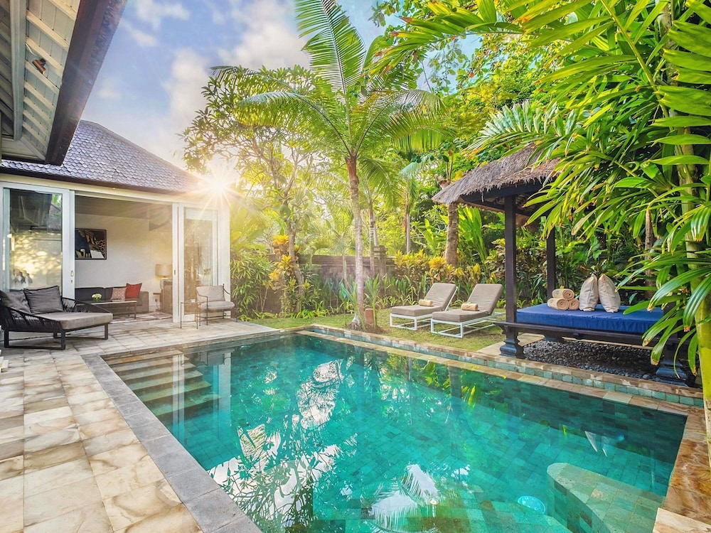 VILLA CON PISCINA Y JARDÍN, 1 Dormitorio, Acceso Club Millesime del hotel Sofitel Bali Nusa Dua Beach Resort - Chse Certified. Foto 5