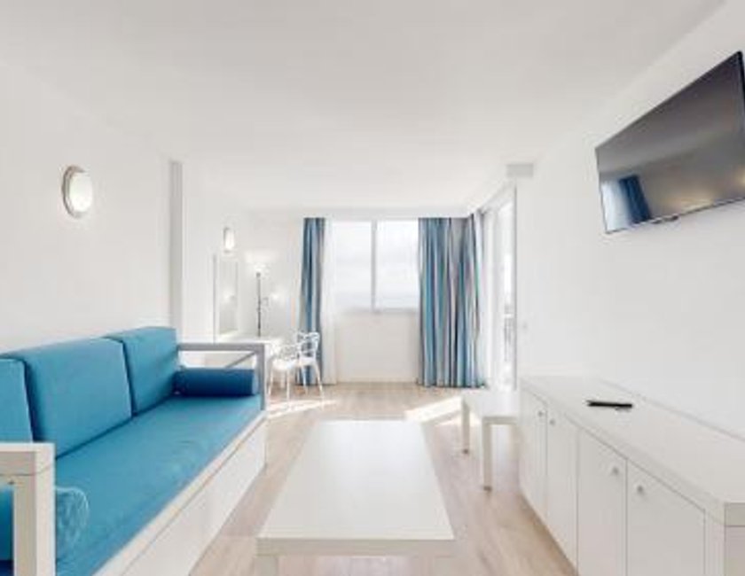 Apartamento de 1 dormitorio con vistas al mar del hotel Hyb Eurocalas Water Park