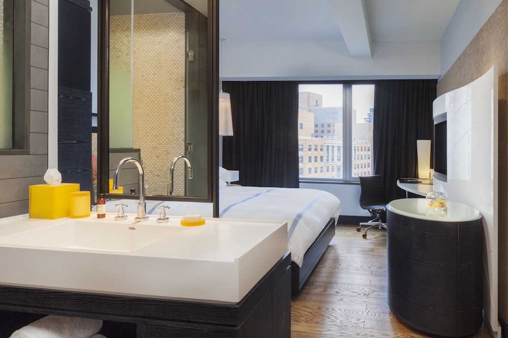 Habitación, 1 cama de matrimonio grande, vistas a la ciudad del hotel Hyatt Union Square New York. Foto 3