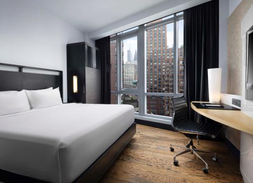 Habitación con cama extragrande - Planta superior del hotel Hyatt Union Square New York. Foto 8