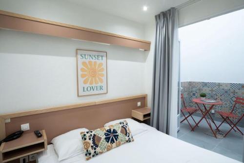 Habitación Doble del hotel Edgar Quinet
