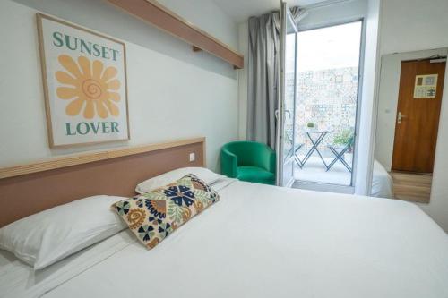 Habitación Doble del hotel Edgar Quinet. Foto 1