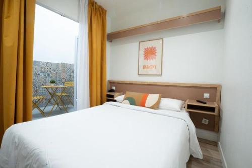 Habitación Doble del hotel Edgar Quinet. Foto 2