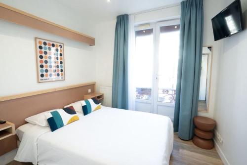 Habitación Individual del hotel Edgar Quinet
